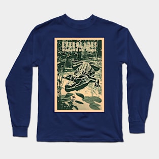 Everglades National Park Vintage Travel  Poster Long Sleeve T-Shirt